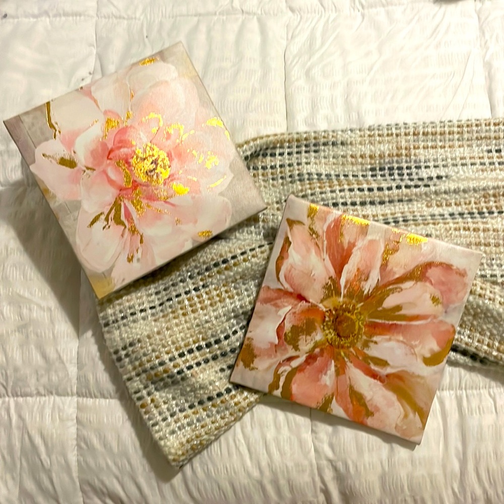 Pink Peach Peony Wall Decor